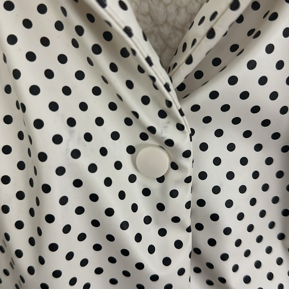 C&C CALIFORNIA Polkadot Sherpa Lined Raincoat - Picture 8 of 8